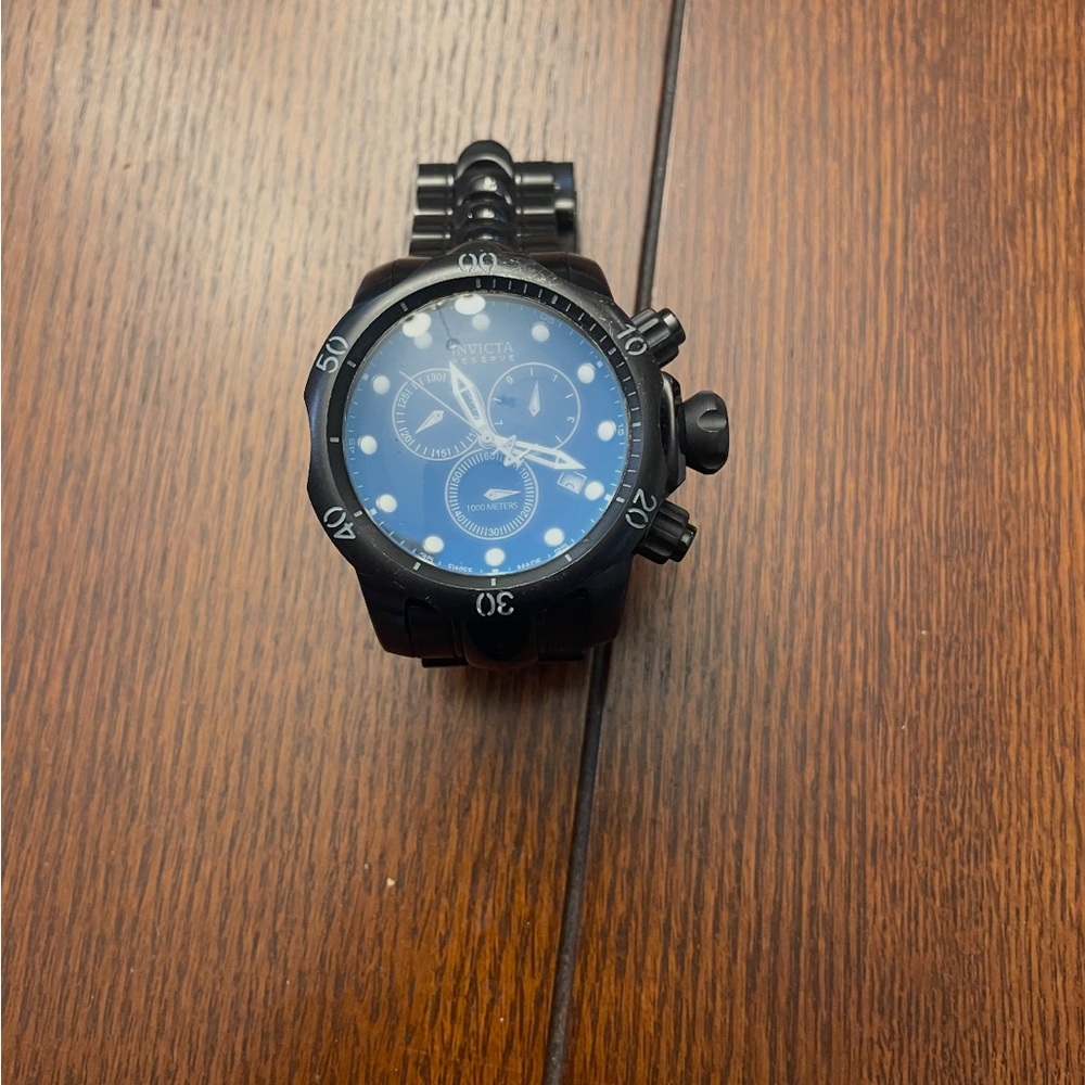 Invicta Black and Blue Dive Watch